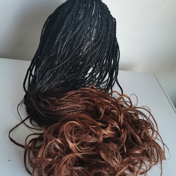 Braided Handmade Curly Wig - Picture 9 of 9